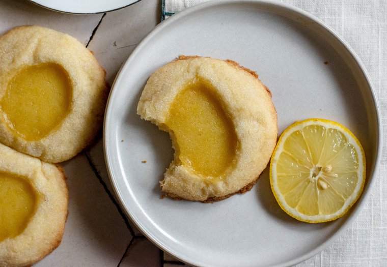 Biscuits véganes au lemon curd