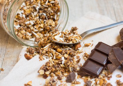 Granola noix de coco – chocolat