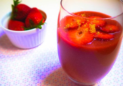 Smoothie fraise-betterave